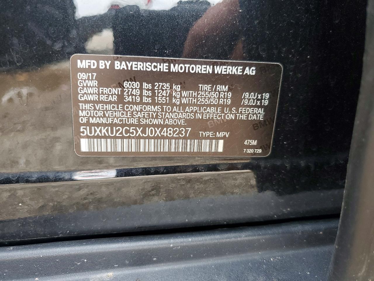 2018 BMW X6 xDrive35I - zdjęcie 13