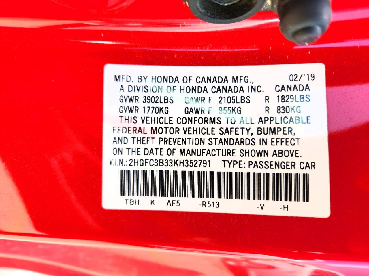 2019 Honda Civic - zdjęcie 12