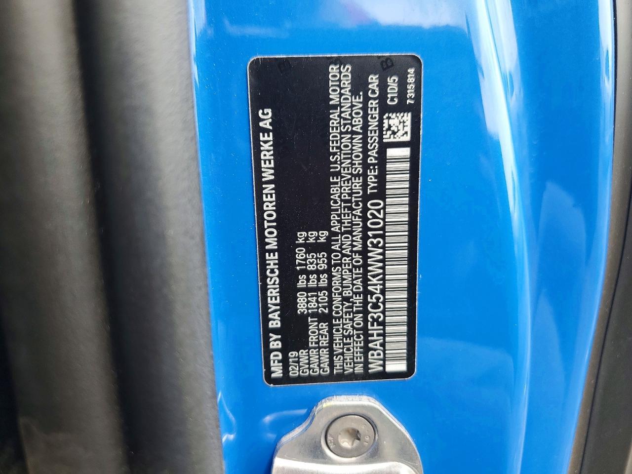 2019 BMW Z4 Sdrive30I - zdjęcie 12