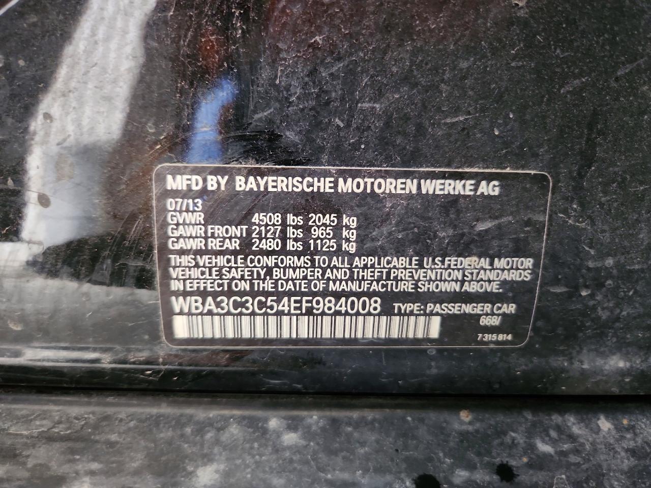 2014 BMW 320 I xDrive - zdjęcie 12