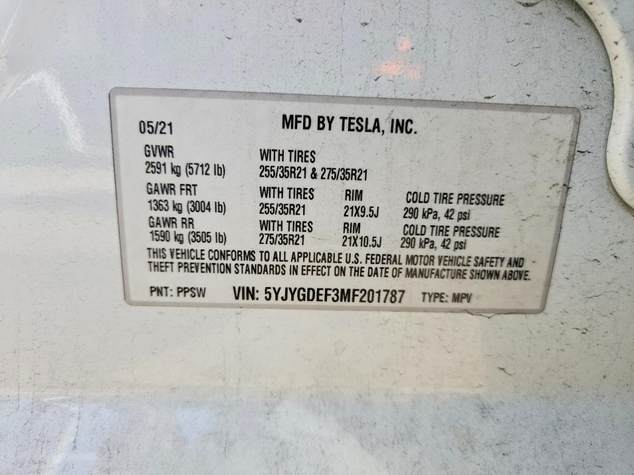 2021 Tesla Model Y - zdjęcie 13