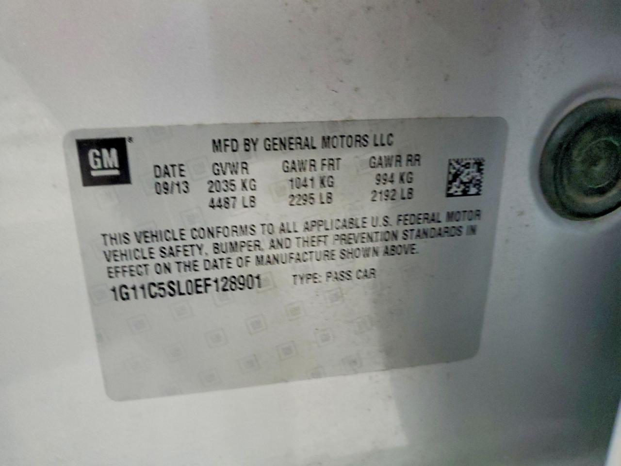 2014 Chevrolet Malibu 1Lt - zdjęcie 12