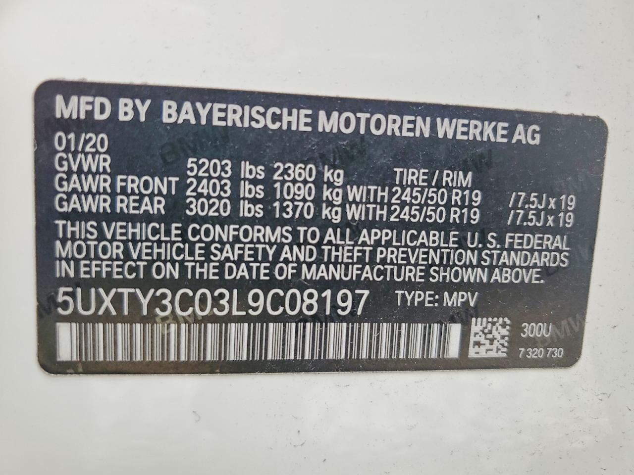 2020 BMW X3 Sdrive30I - zdjęcie 13
