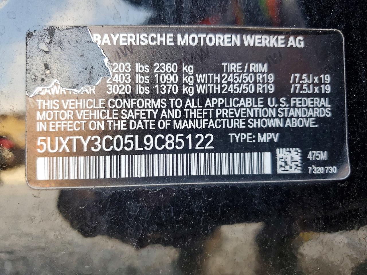 2020 BMW X3 Sdrive30I - zdjęcie 12
