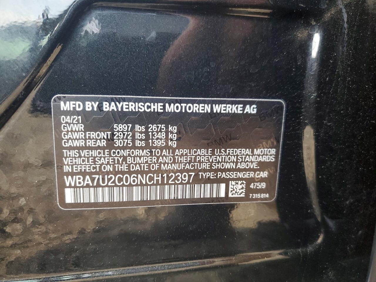 2022 BMW Seria 7 750i - zdjęcie 12