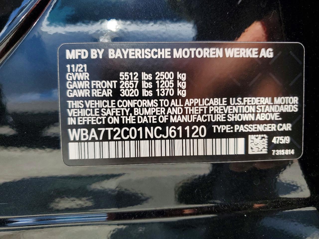 2022 BMW 740 I - zdjęcie 12