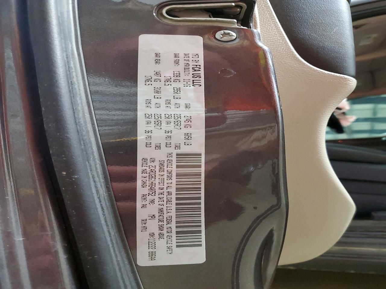 2017 Dodge Grand Caravan Se - zdjęcie 13