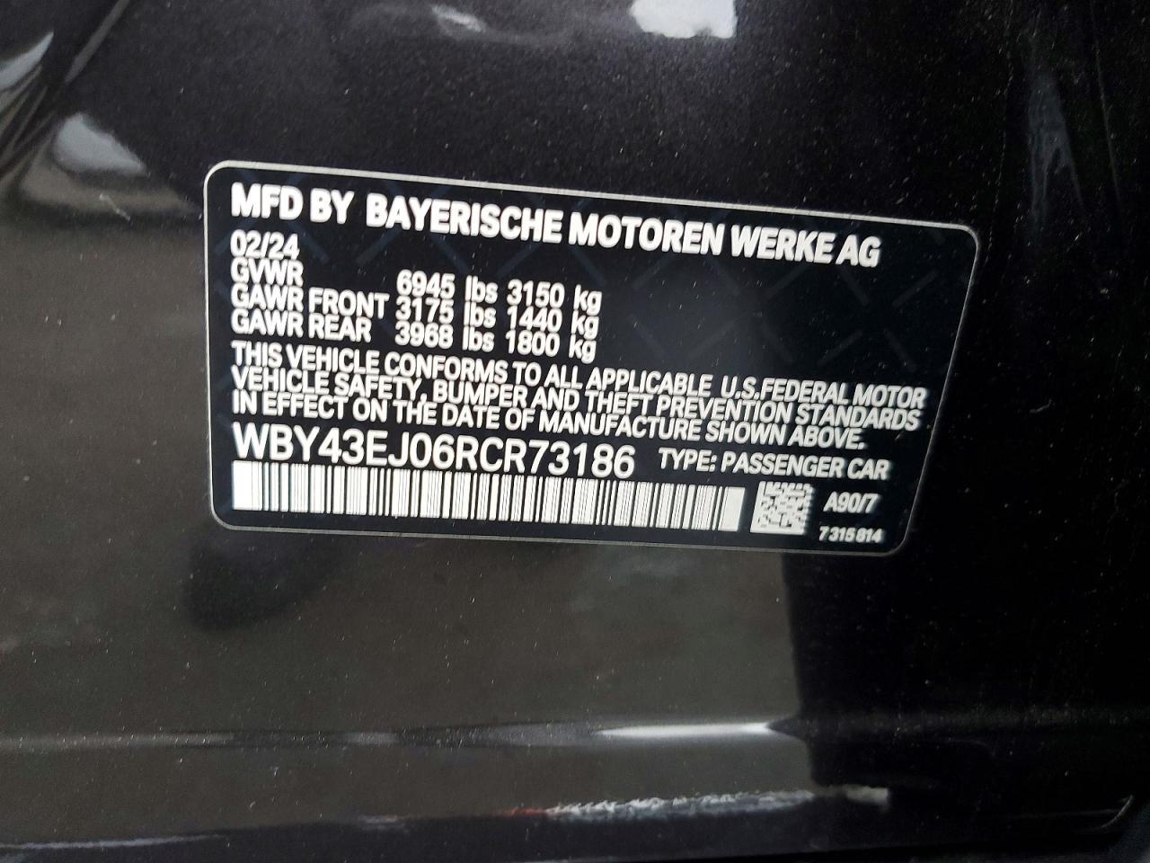 2024 BMW I7 Edrive50 - zdjęcie 12