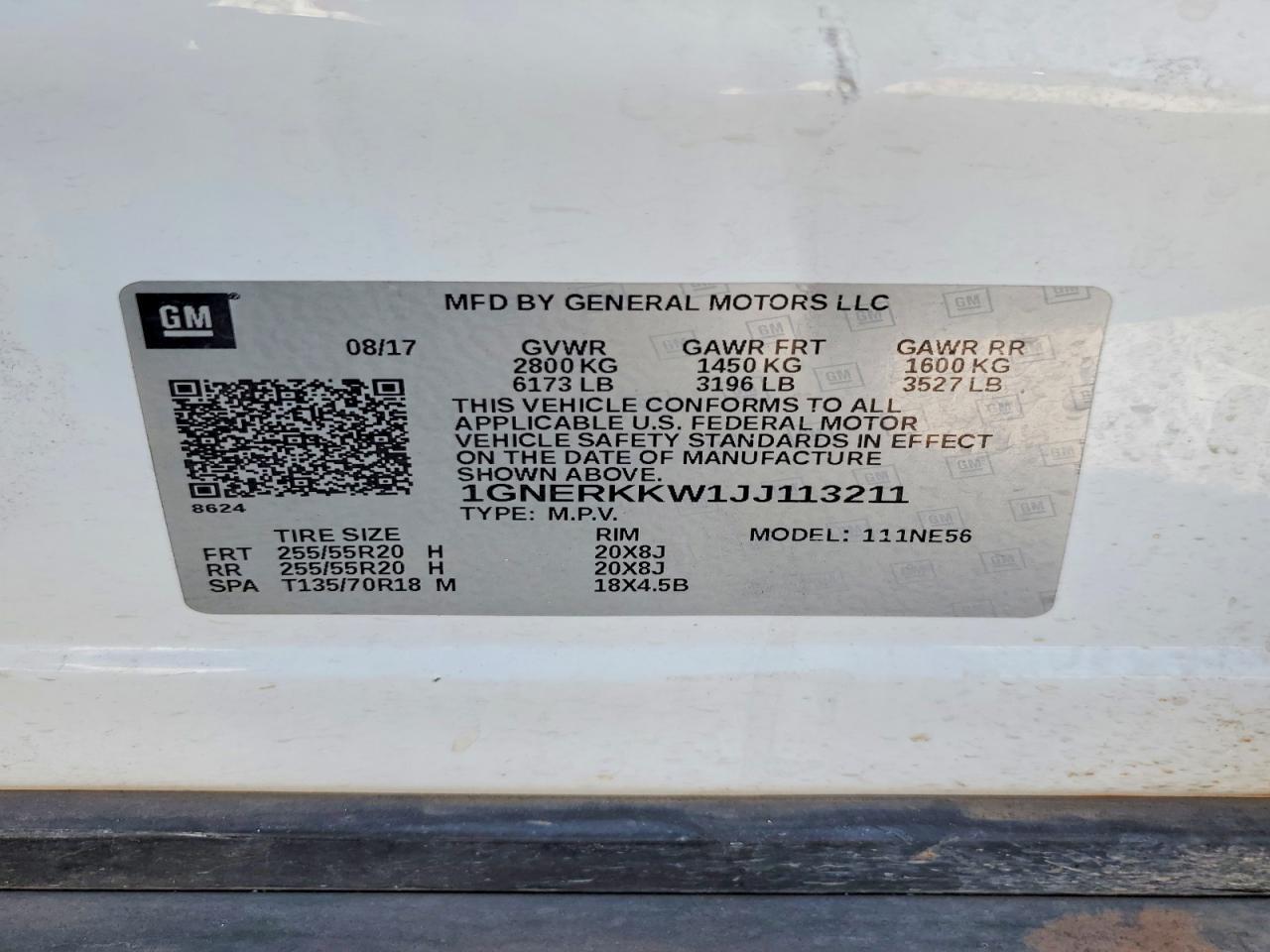 2018 Chevrolet Traverse Premier - zdjęcie 14