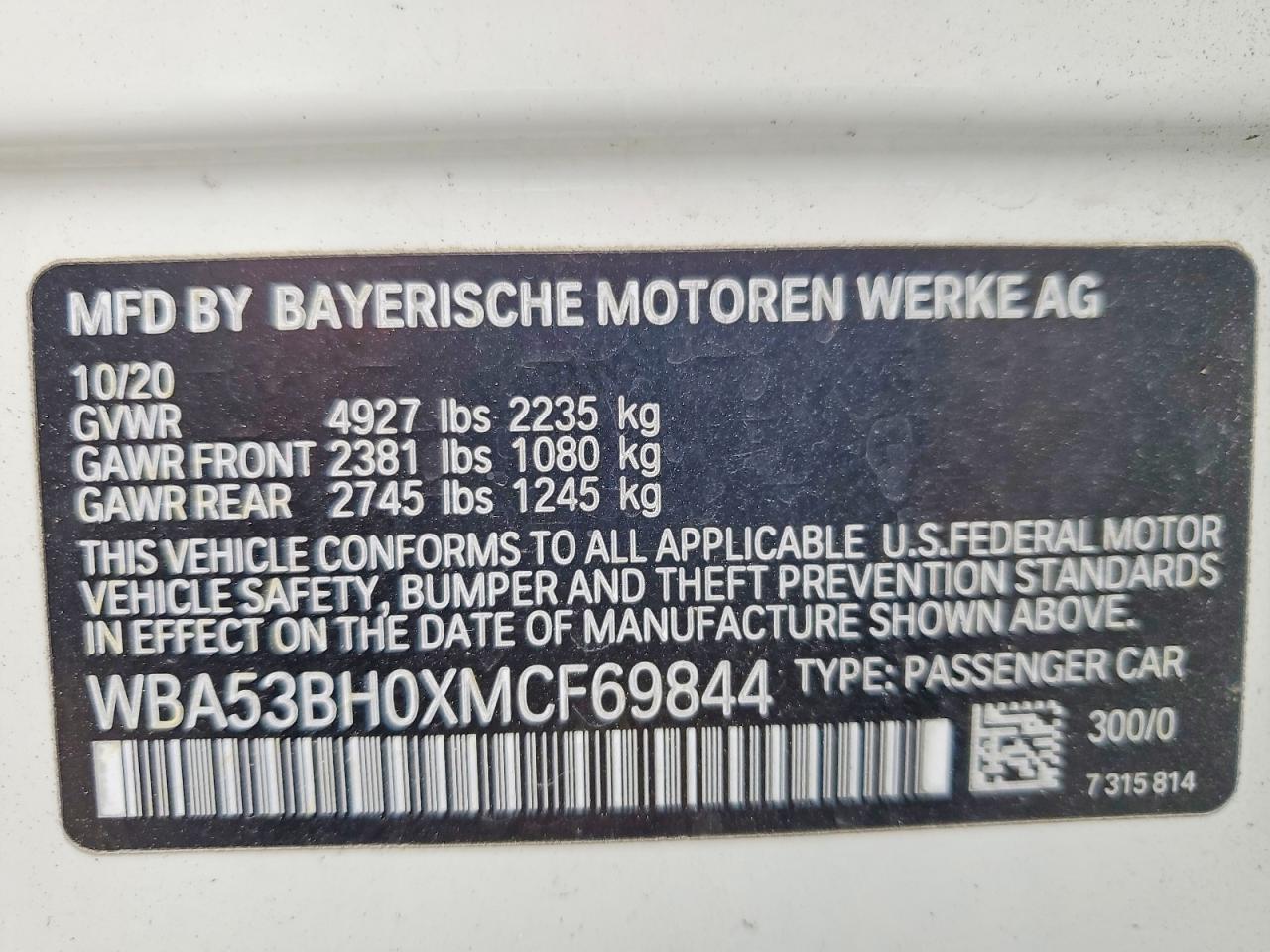 2021 BMW 530 I - zdjęcie 12