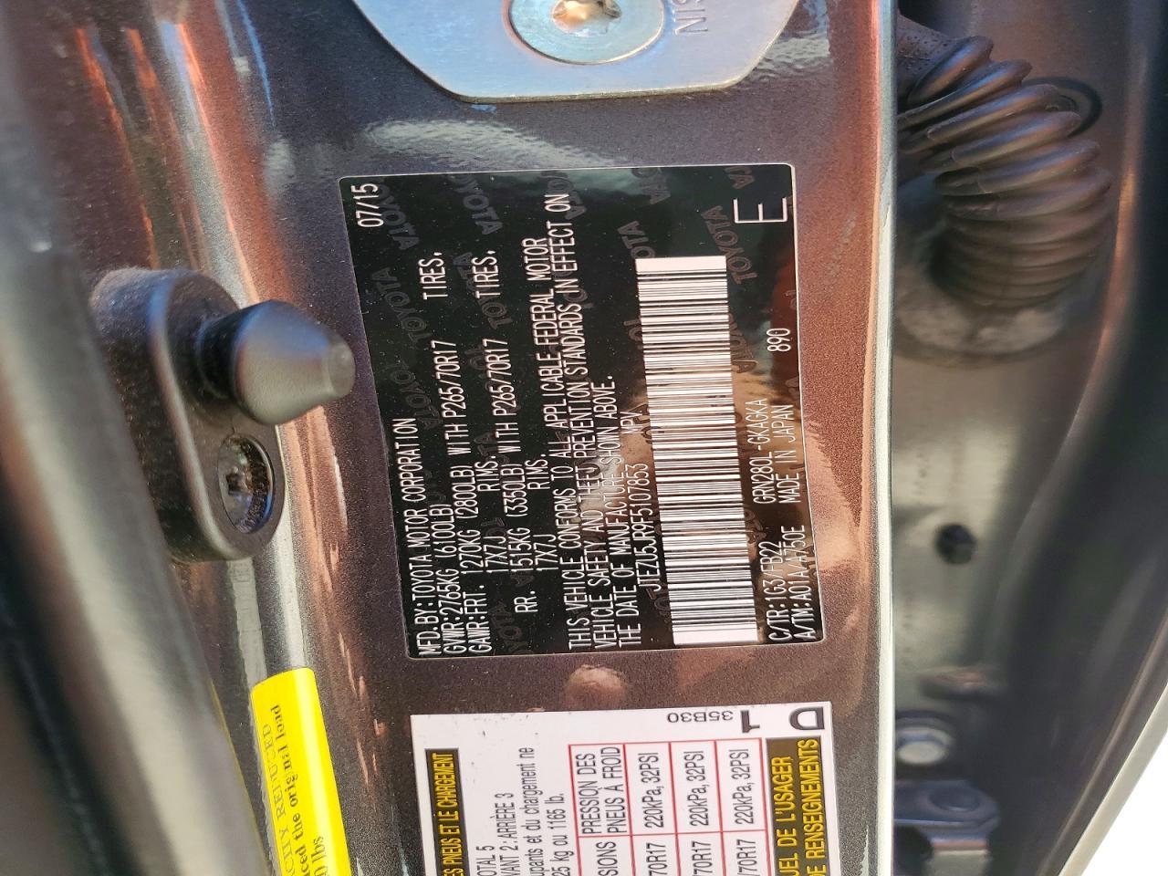 2015 Toyota 4Runner Sr5 - zdjęcie 13