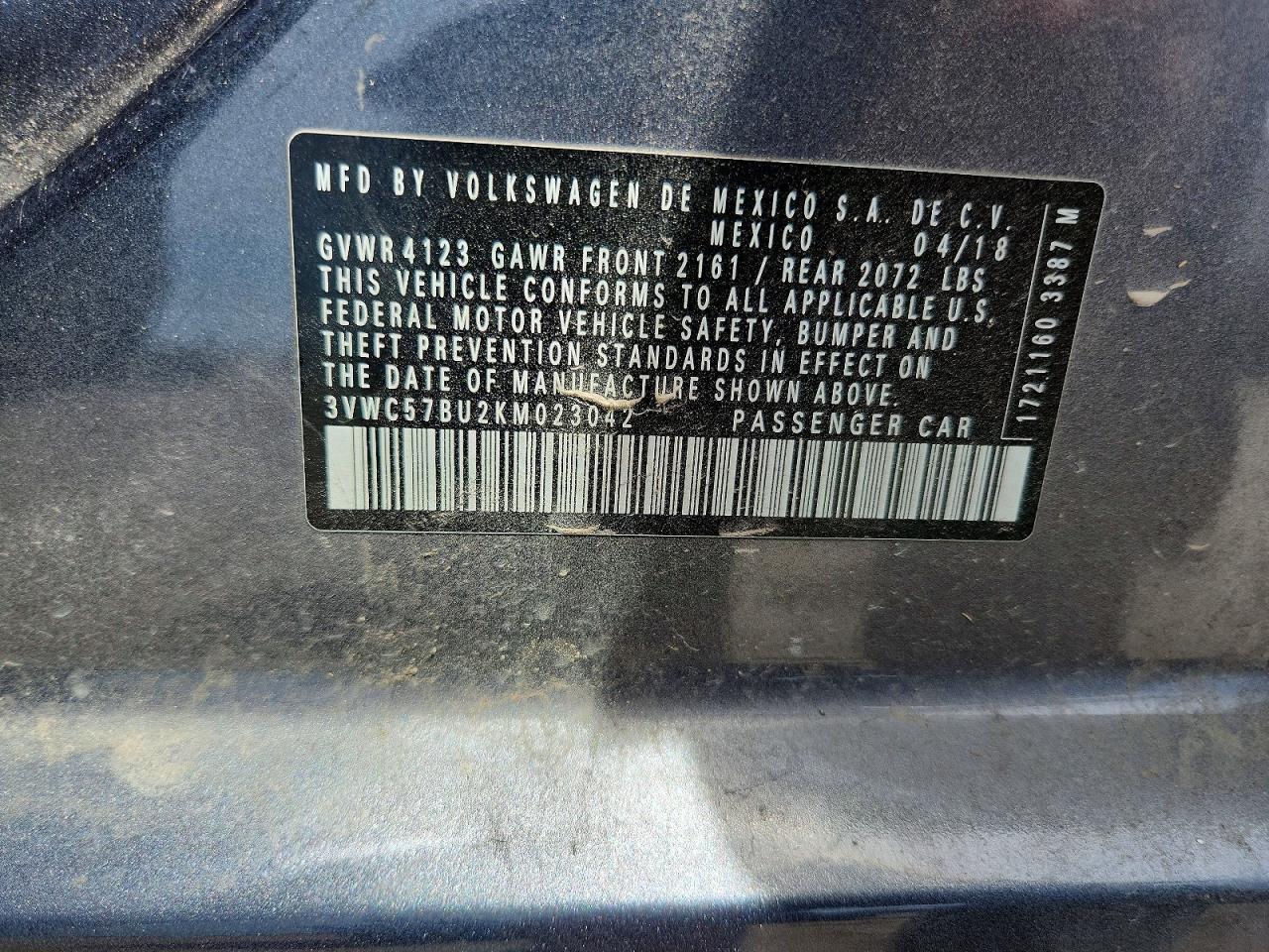 2019 Volkswagen Jetta S - zdjęcie 12