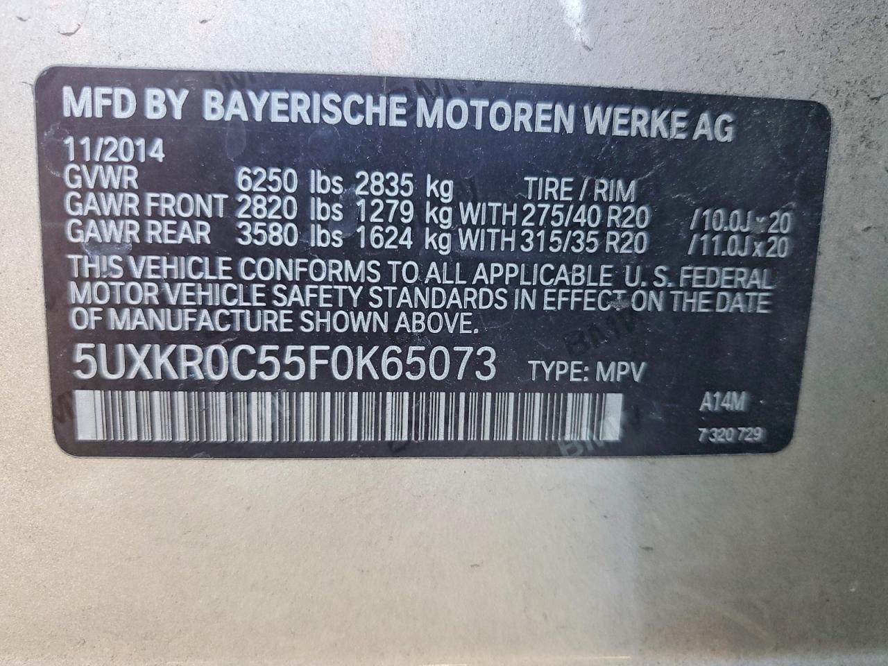 2015 BMW X5 - zdjęcie 12