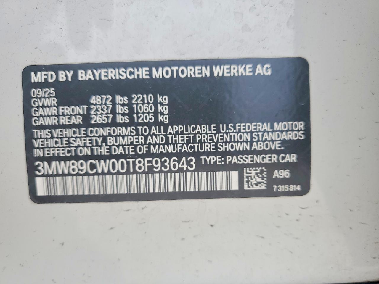 2026 B M W 3 Series 4D Sedan 330I xDrive Msport - zdjęcie 12