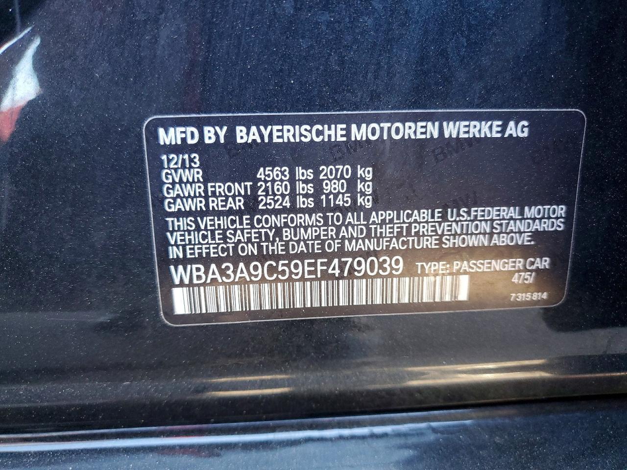 2014 BMW 335 I - zdjęcie 12