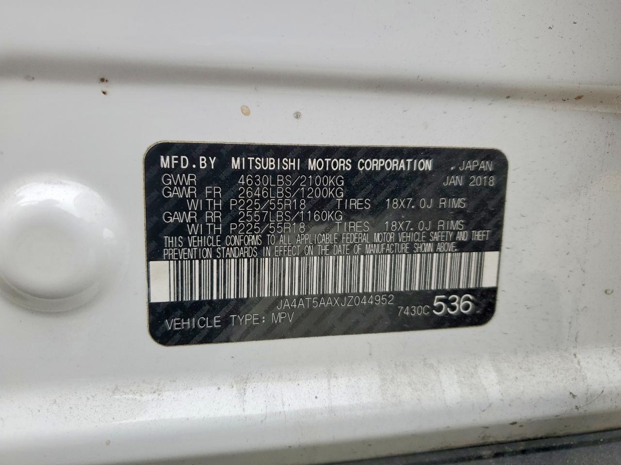 2018 Mitsubishi Eclipse Cross Se - zdjęcie 13