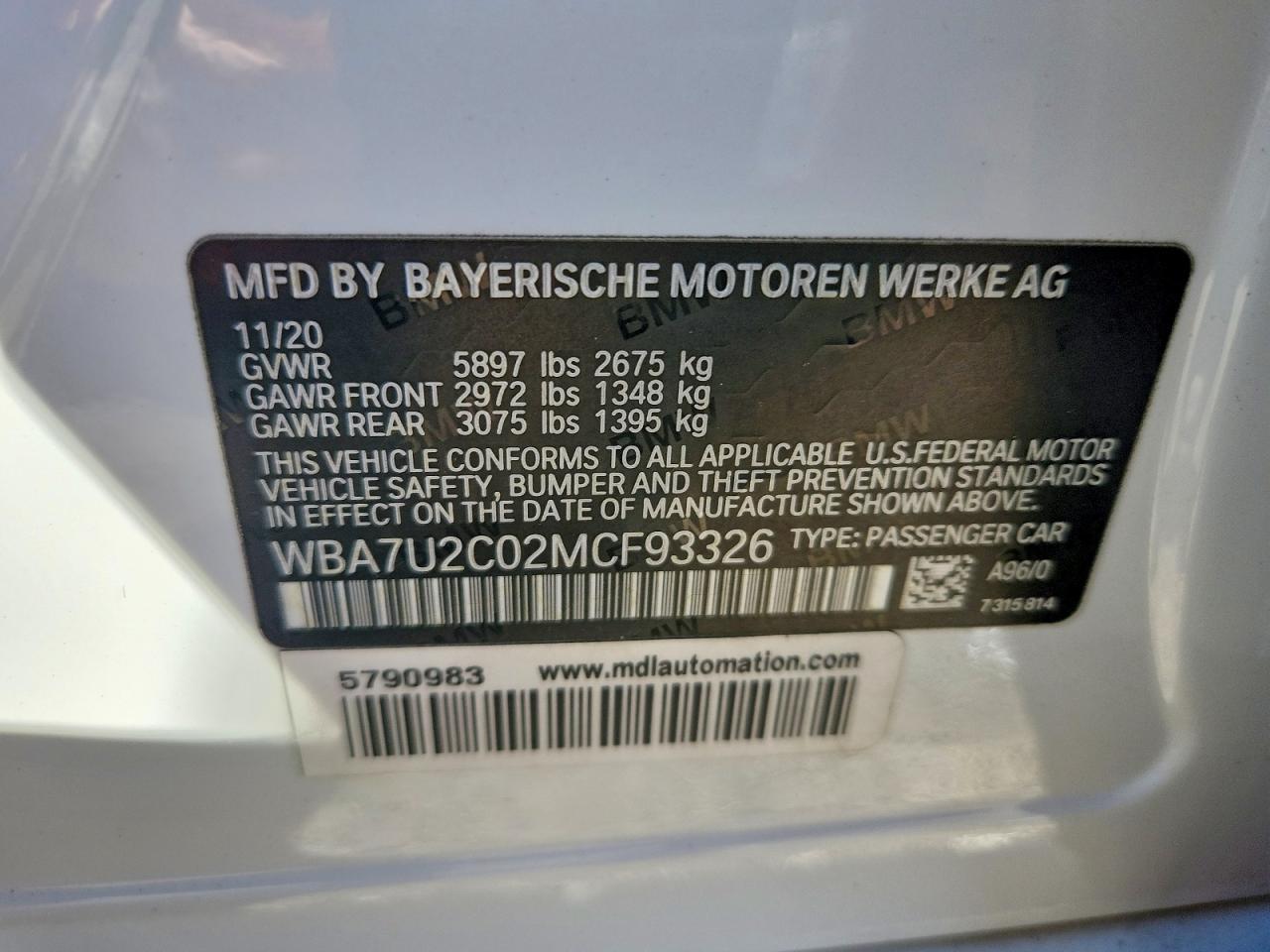 2021 BMW 750 Xi - zdjęcie 12