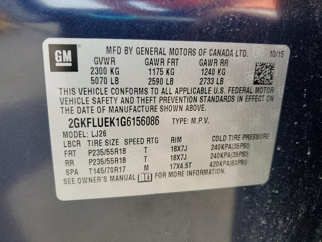 2016 GMC Terrain Slt - zdjęcie 13