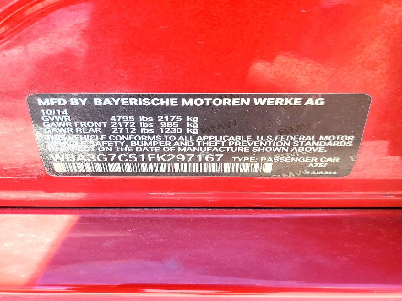 2015 BMW 328 Xi - zdjęcie 14
