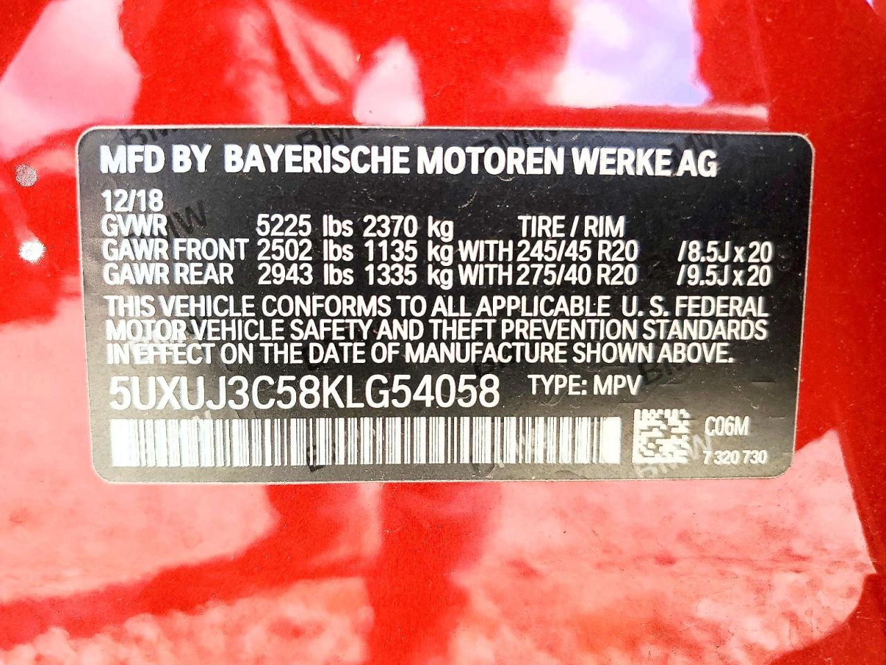 2019 BMW X4 xDrive30I - zdjęcie 13