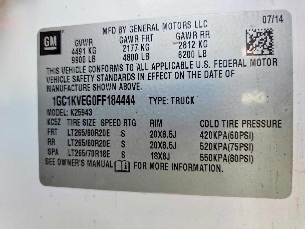2015 Chevrolet Silverado K2500 Heavy Duty Lt - zdjęcie 12