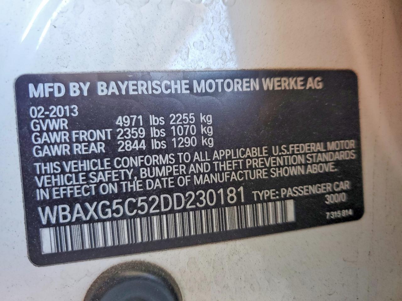 2013 BMW 528 I - zdjęcie 12