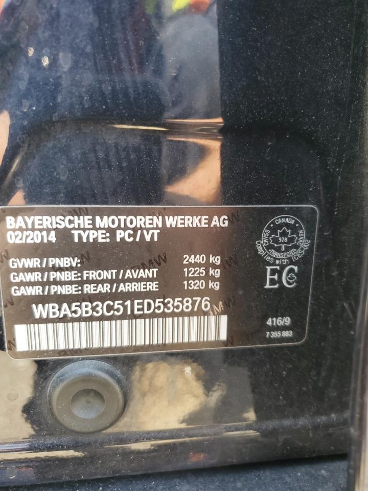 2014 BMW 535 Xi - zdjęcie 12