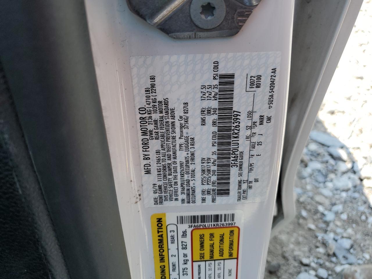 2019 Ford Fusion Se - zdjęcie 12