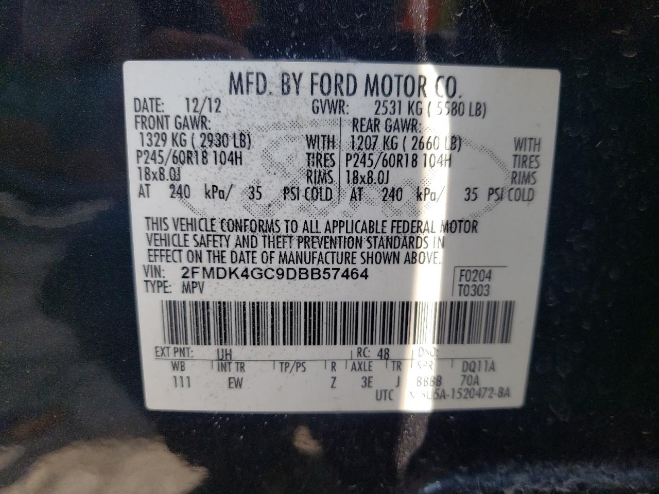 2013 Ford Edge Se - zdjęcie 12