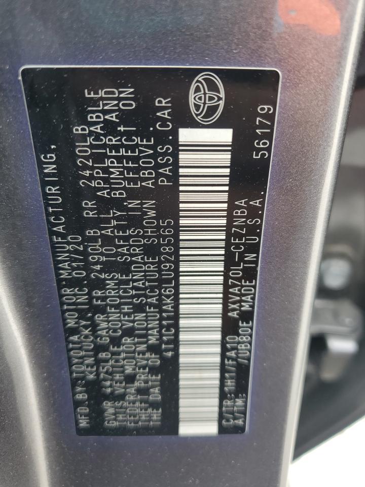 2020 Toyota Camry Le - zdjęcie 13