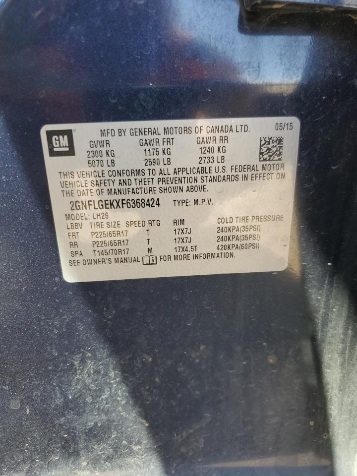 2015 Chevrolet Equinox Lt - zdjęcie 13