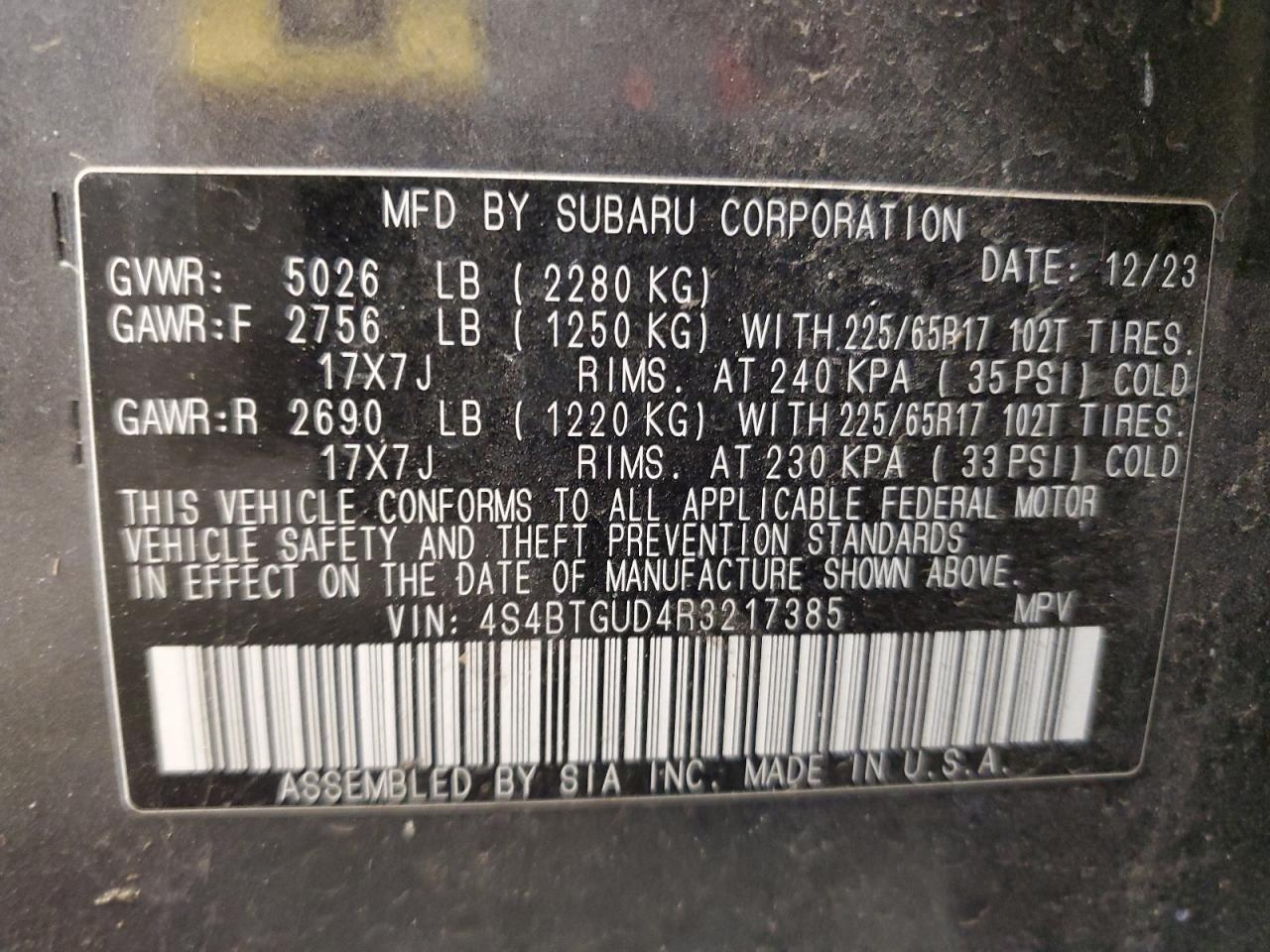 2024 Subaru Outback Wilderness - zdjęcie 14