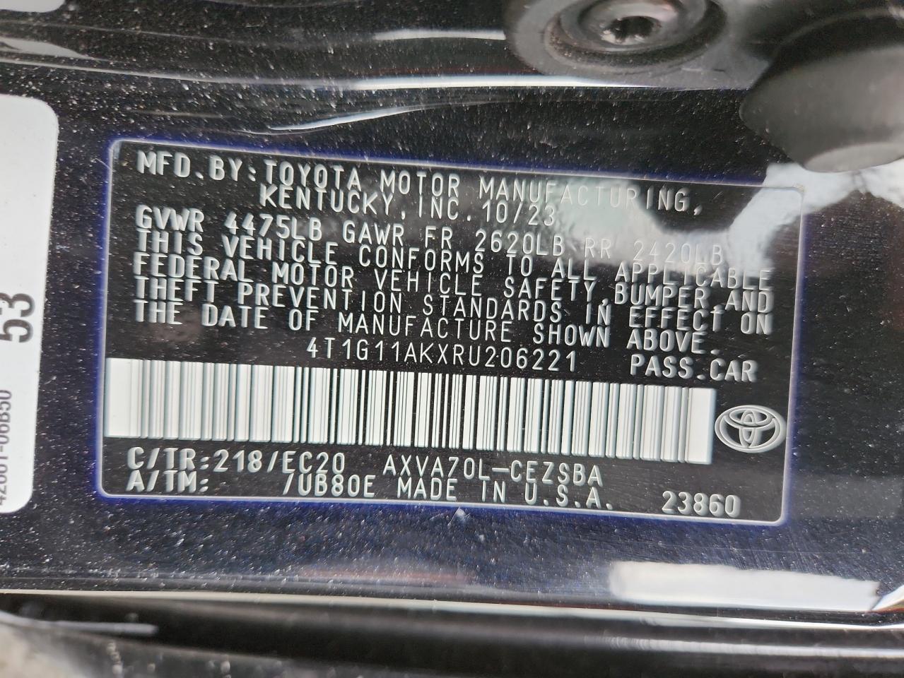 2024 Toyota Camry - zdjęcie 12