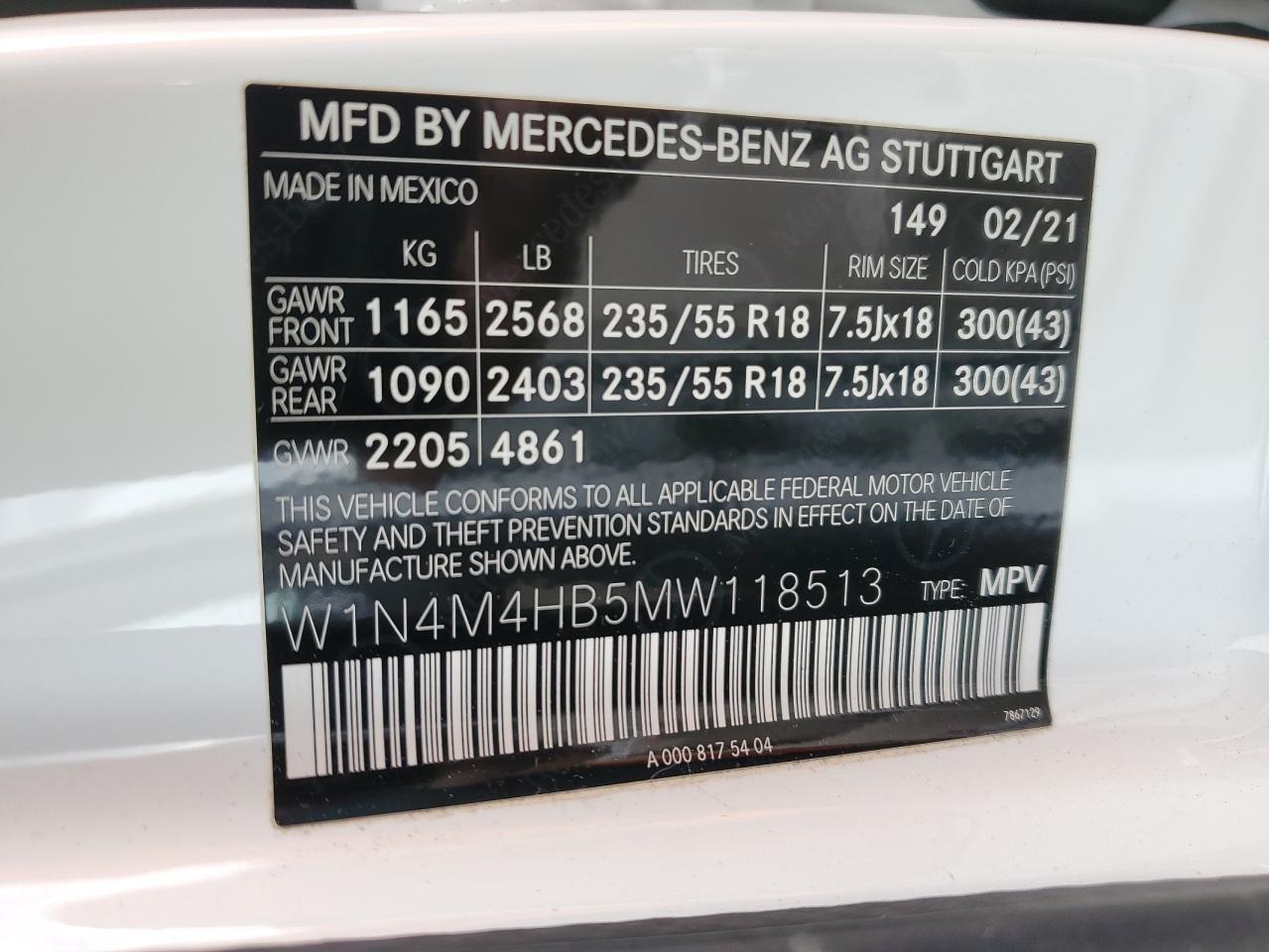 2021 Mercedes-Benz Glb 250 4Matic - zdjęcie 13