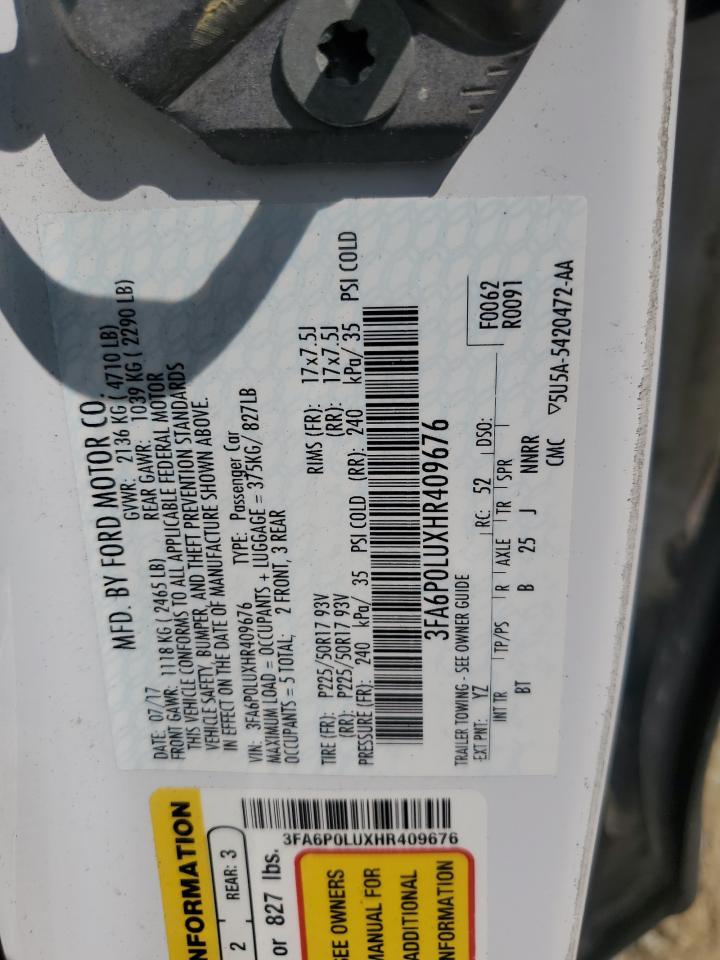 2017 Ford Fusion Se Hybrid - zdjęcie 12