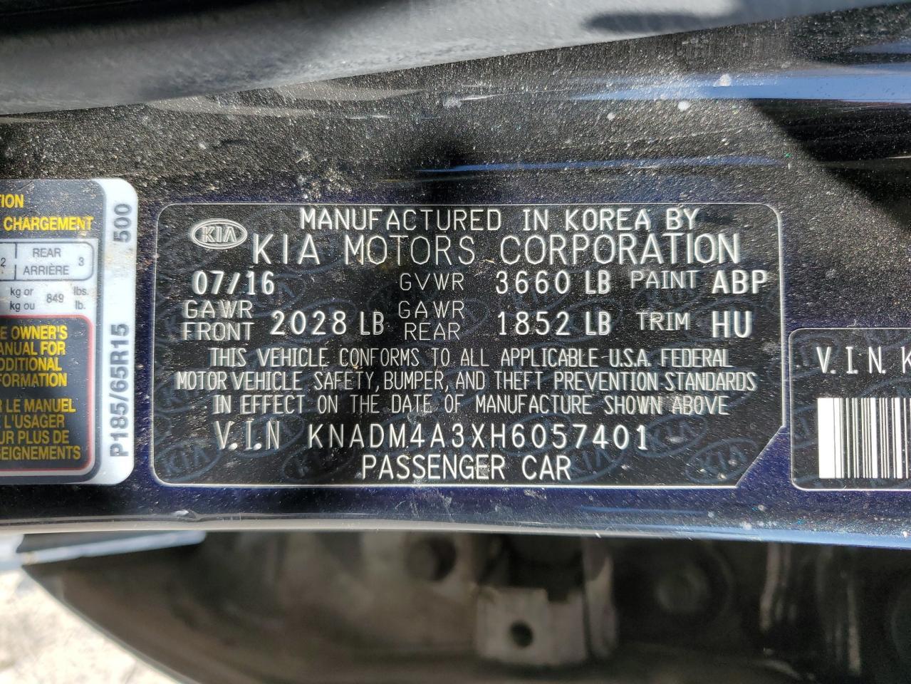 2017 Kia Rio Lx - zdjęcie 12