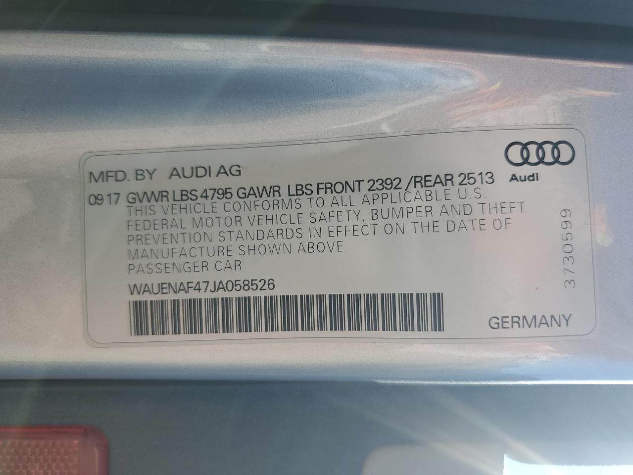 2018 Audi A4 Premium Plus - zdjęcie 13