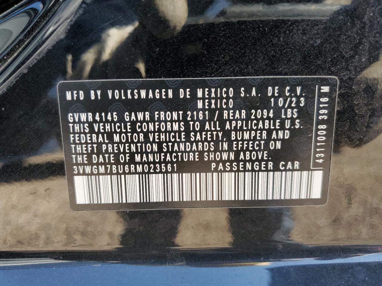 2024 Volkswagen Jetta Sel - zdjęcie 12