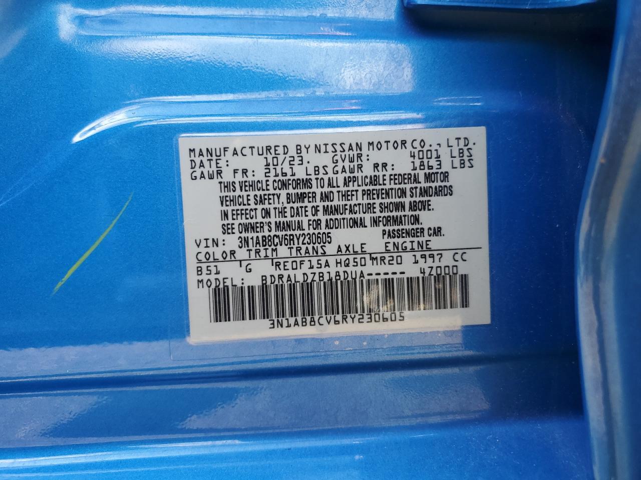2024 Nissan Sentra Sv - zdjęcie 13