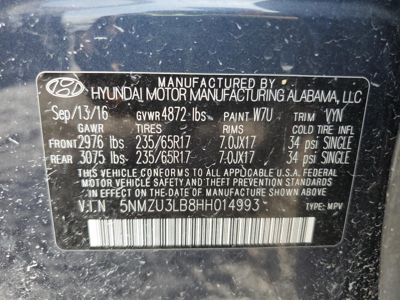 2017 Hyundai Santa Fe Sport - zdjęcie 13