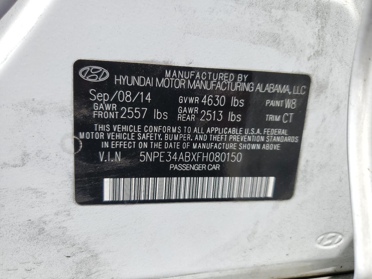 2015 Hyundai Sonata - zdjęcie 12