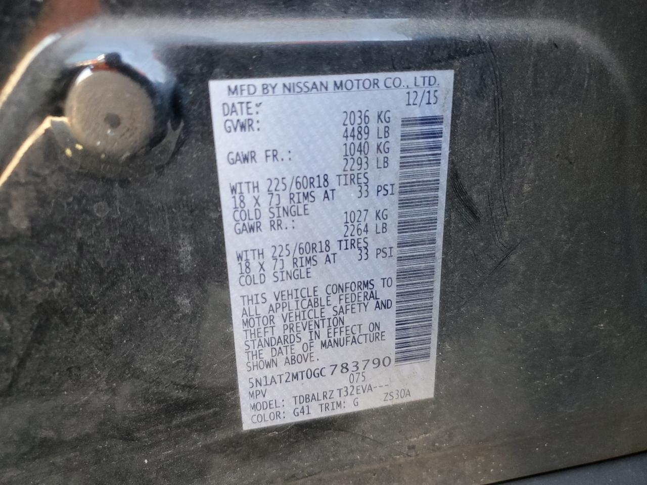 2016 Nissan Rogue S - zdjęcie 14