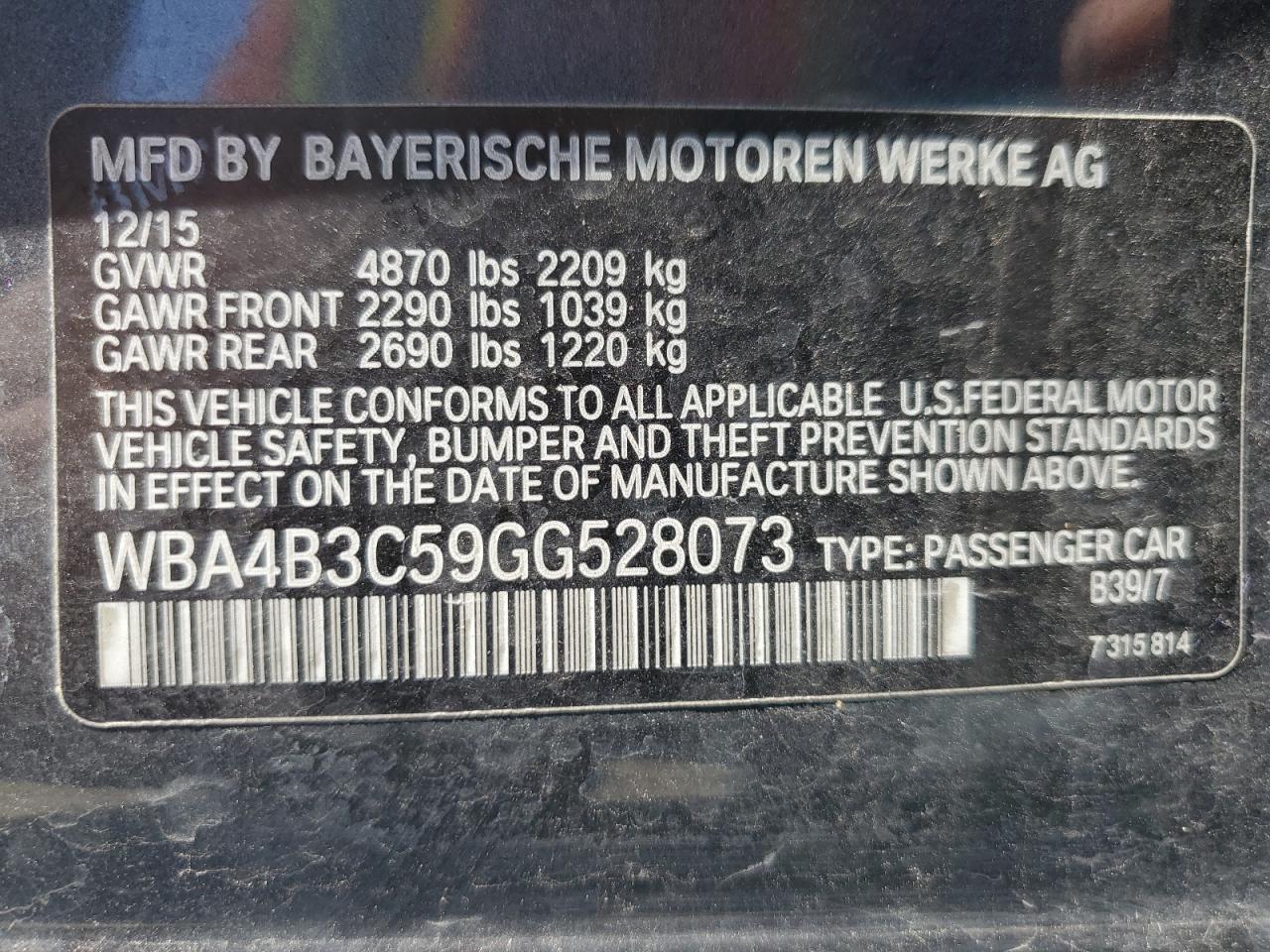 2016 BMW Seria 4 435i - zdjęcie 12