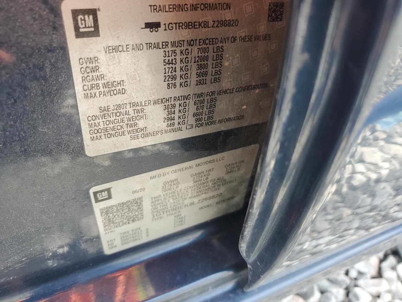 2020 GMC Sierra K1500 Sle - zdjęcie 12