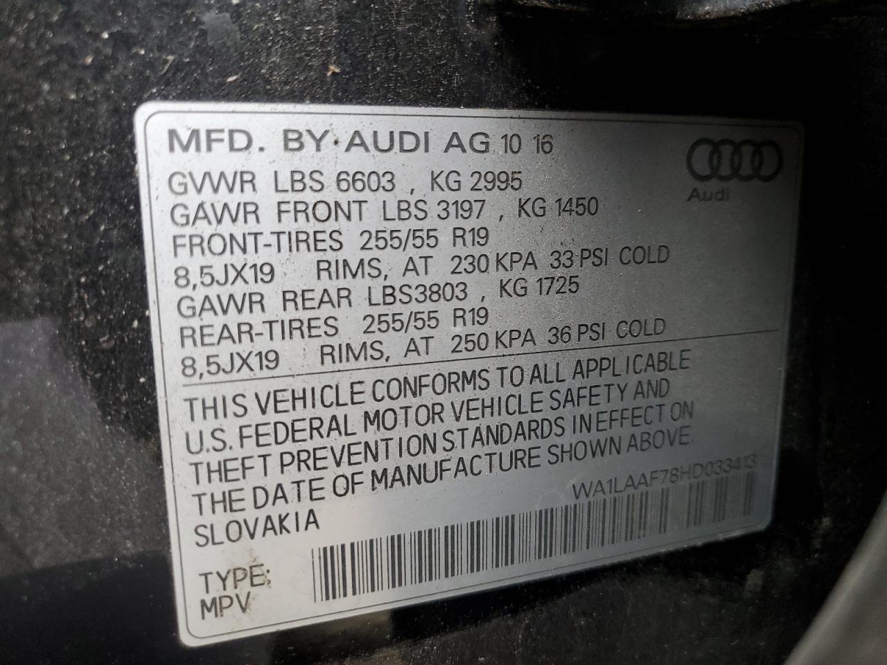 2017 Audi Q7 Premium Plus - zdjęcie 13