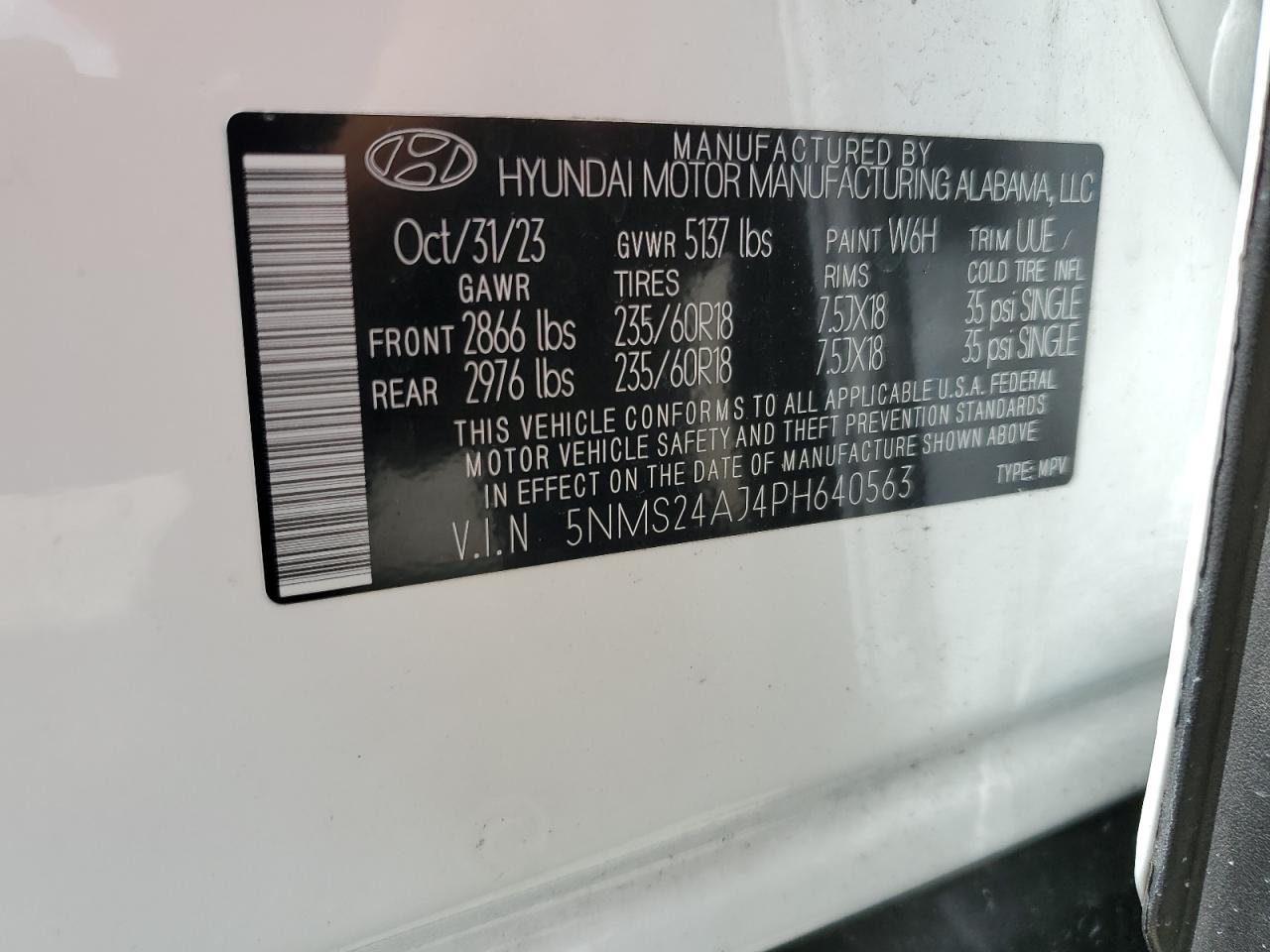 2023 Hyundai Santa Fe Sel - zdjęcie 13