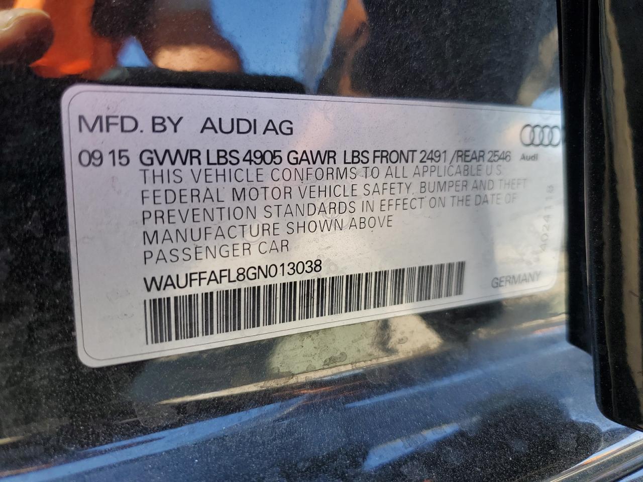 2016 Audi A4 Premium Plus S-Line - zdjęcie 12