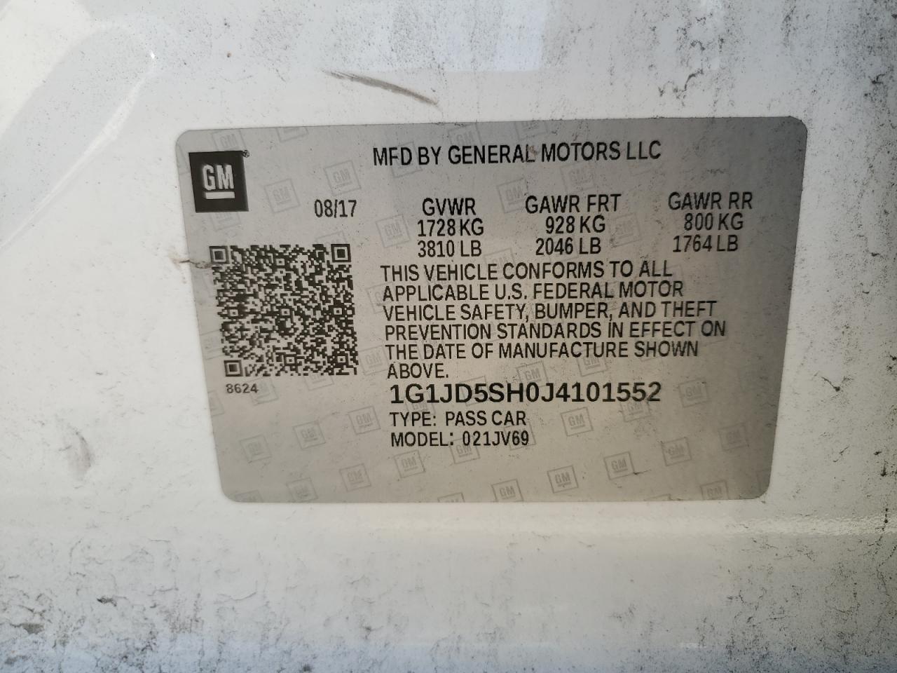 2018 Chevrolet Sonic Lt - zdjęcie 12