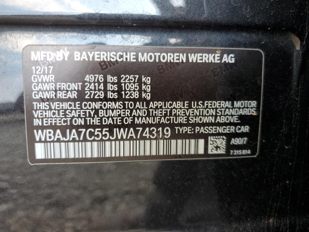 2018 BMW 530 Xi - zdjęcie 12