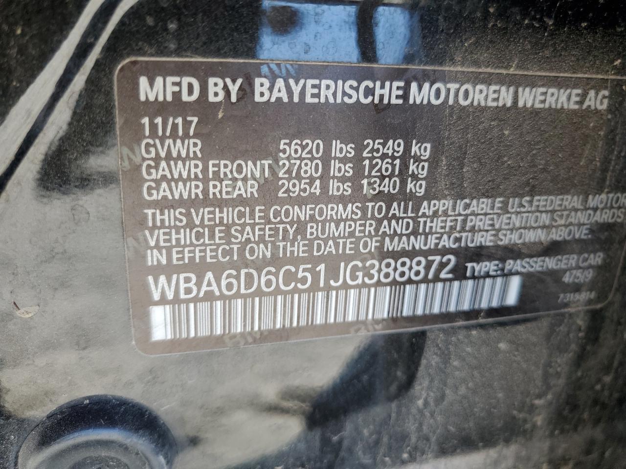 2018 BMW 650 Xi Gran Coupe - zdjęcie 12